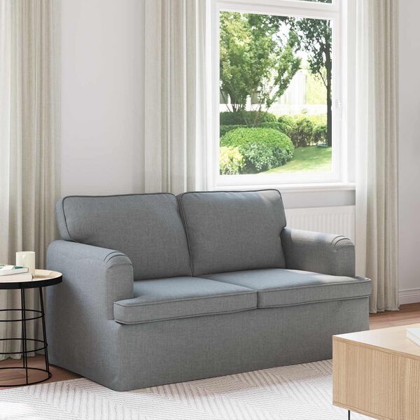vidaXL Sofa Svijetlo siva 144 x 80 x 85 cm tkanina