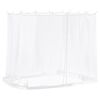 vidaXL Mreža protiv komaraca za gazebo 220 mesh Bijela 2 x 2 x 2 m
