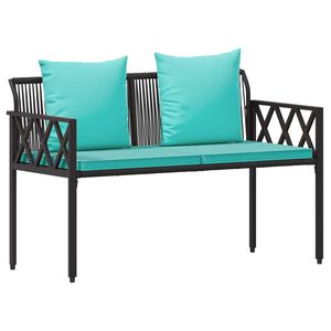 vidaXL Vanjske klupe 2 -Seater 116 x 56 x 75 cm poliratan