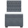 vidaXL Box spring krevet s madracem tamnosivi 90x190 cm bar&scaron;unasti