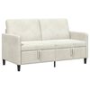 vidaXL Sofa s pohranom Krem 152 x 78 x 87 cm Poliester