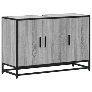 vidaXL Kupaonski ormarić za umivaonik boja hrasta 90x33x60 cm drveni