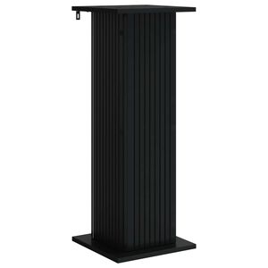 vidaXL Stalak za biljke Crna 30,5 x 30 x 80,5 cm Konstruirano drvo