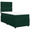 vidaXL Box spring krevet s madracem tamnozeleni 80 x 200 cm bar&scaron;unasti