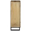 vidaXL Highboard s ladicama Smeđa 60 x 33 x 100 cm masivno drvo manga