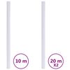vidaXL Prozorske folije matirane prozirne sive od PVC-a