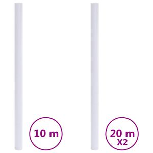 vidaXL Prozorske folije matirane prozirne sive od PVC-a