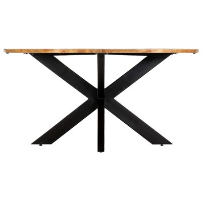 vidaXL Blagovaonski stol okrugli 150 x 76 cm od masivnog drva manga