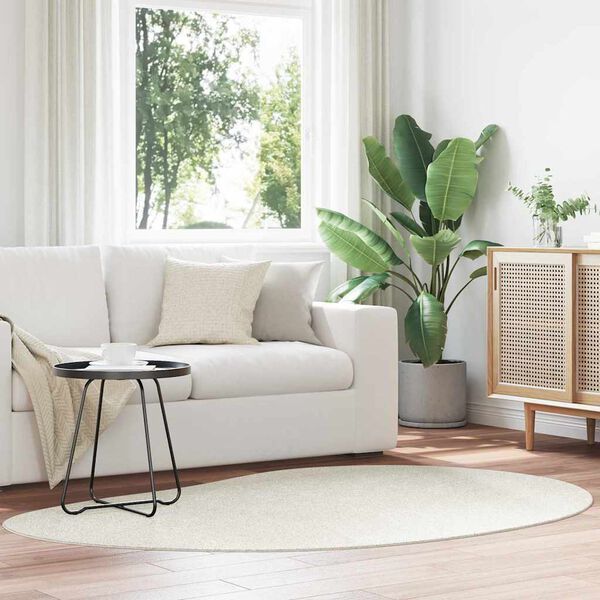 vidaXL Tepisi za područja Krema 140 x 200 cm Poliester