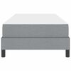 vidaXL Krevet s opruga kutije Svijetlo siva 100 x 200 cm tkanina
