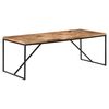 vidaXL Blagovaonski stol 200 x 90 x 76 cm masivno drvo bagrema i manga