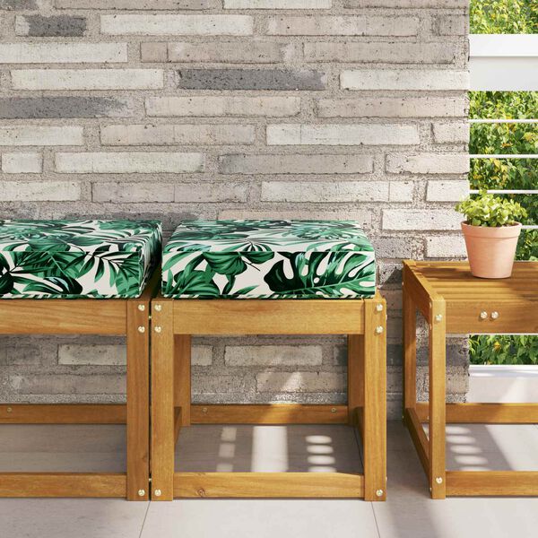 vidaXL Jastučić za sjedenje na otvorenom Uzorak lista 40 x 40 x 8 cm