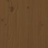 vidaXL Visoka komoda boja meda 89x40x116,5 c cm od masivne borovine