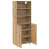 vidaXL Highboard Umjetnički hrast 69,5 x 34 x 180 cm Konstruirano drvo