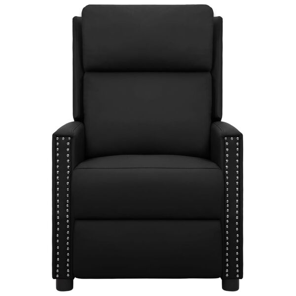 vidaXL Električna masažna fotelja od umjetne kože crna