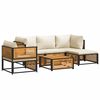 vidaXL 6-dijelna set vrtnih sofa s jastucima masivno bagremovo drvo