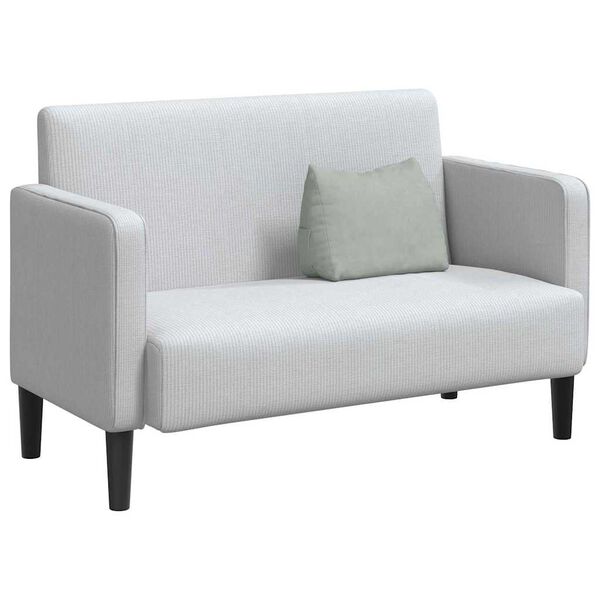 vidaXL Jastuk za leđa Svijetlo siva 45 x 20 x 35 cm Kordura tekstil