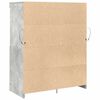 vidaXL Komoda Beton Siva 81x37x100 cm Konstruirano Drvo