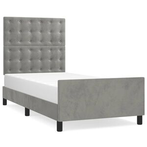 vidaXL Okvir za krevet bez madraca svjetlosivi 80x200 cm bar&scaron;unasti