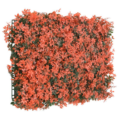  vidaXL Ograda od umjetnog lišća javora 24 kom svjetlocrvena 40x60 cm