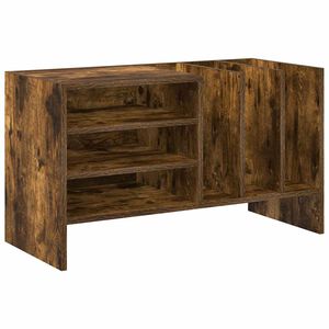 vidaXL Ormar za ploče Dimljeni hrast 78.5 x 35 x 45 cm