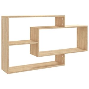 vidaXL Zidne police boja hrasta sonome 104x20x58,5cm konstruirano drvo