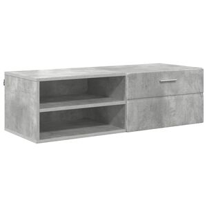 vidaXL Drveni ormar s ladicama Visoki sjaj bijela 100,5 x 39 x 30 cm