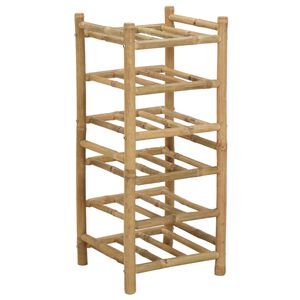 vidaXL Stalak za vino Prirodna 32,5 x 29,5 x 72 cm Bambus