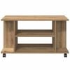 vidaXL TV ormarić s kotačićima Artisan hrast 80x40x45 cm izrađeno drvo
