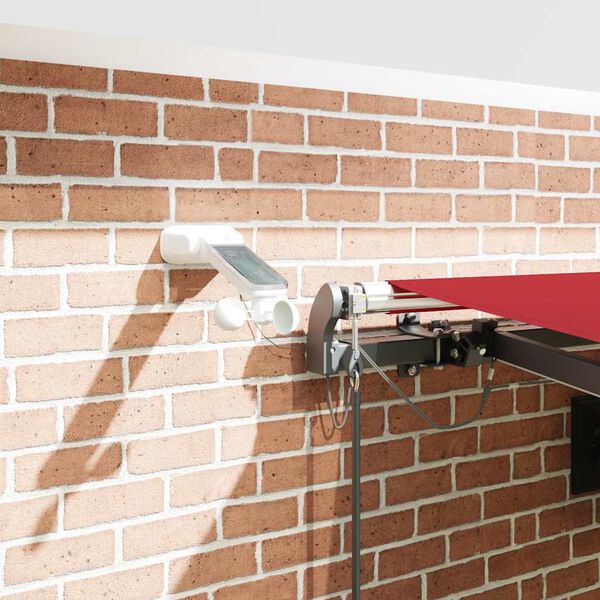 vidaXL Tkanina za tende s Crvena 450 × 350 cm Poliester