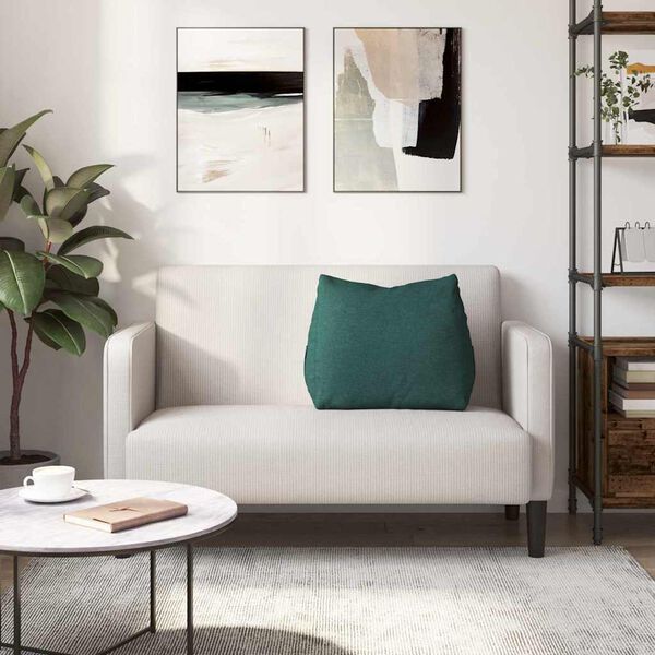 vidaXL Jastuk za leđa Tamnozelena 60 x 20 x 50 cm tkanina