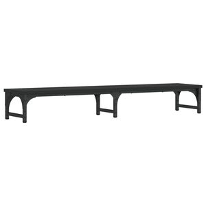 vidaXL Stalak za monitor crni 105 x 23 x 15,5 cm od konstruiranog drva