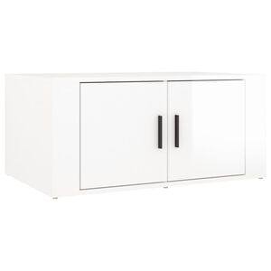 vidaXL Stolić za kavu sjajni bijeli 80 x 50 x 36 cm konstruirano drvo