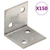 vidaXL Kutni nosači 150 kom 2 mm 30 x 25 x 30 mm od pocinčanog čelika