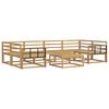 vidaXL Set vanjskih sofa 7 kom. Bijela