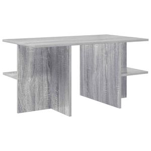 vidaXL Kava Stol Siva sonoma 87 x 50 x 45 cm Konstrukcijsko drvo