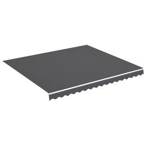 vidaXL Zamjenska tkanina za tendu antracit 380x345 cm poliester