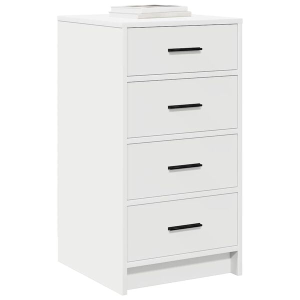 vidaXL Kreveta s ladicama Bijelo 40 x 41 x 75 cm Konstruirano drvo