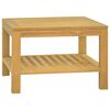 vidaXL Stolić za kavu 60 x 60 x 40 cm od masivne tikovine