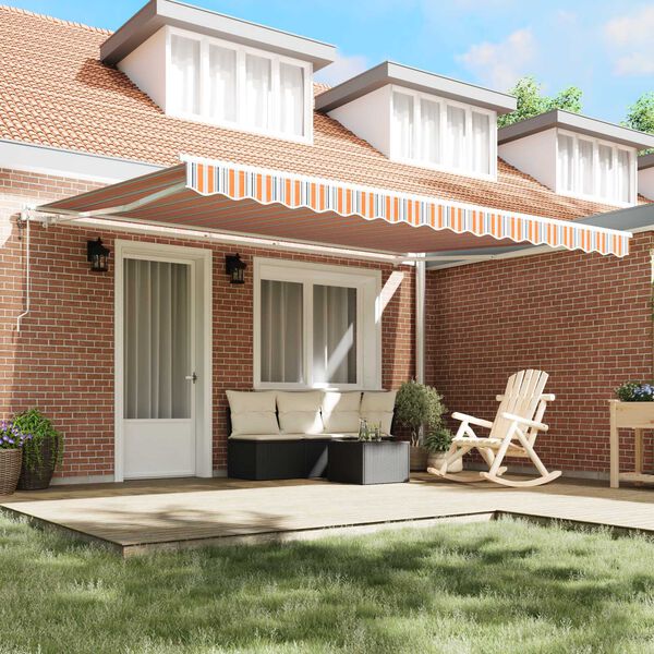 vidaXL Skrovita tenda &Scaron;areni 450 &times; 300 cm tkanina