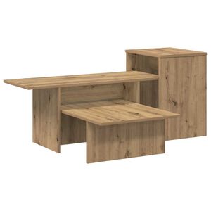 vidaXL Konzolna stolica Umjetnički hrast 91,5 x 35 x 38,5 cm