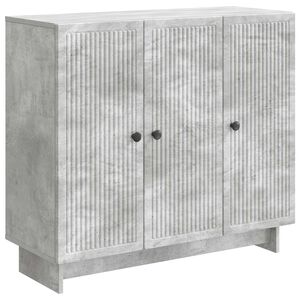 vidaXL Kreveta Betonska siva 89 x 34,5 x 80 cm Konstruirano drvo