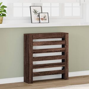 vidaXL Pokrov za radijator hrasta sonome 78x20x82 cm konstruirano drvo