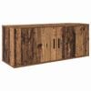vidaXL Ormar za TV montiran na zid 100 x 34,5 x 40 cm Staro drvo