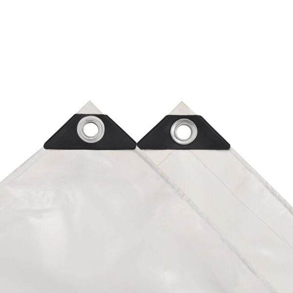 vidaXL Cerada 650 g/m² 4x6 m bijela