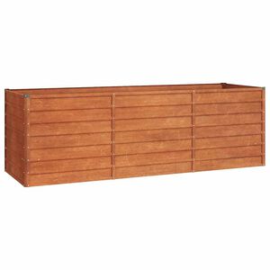 vidaXL Povi&scaron;ena vrtna gredica boja hrđe 240 x 80 x 77 cm čelik COR-TEN