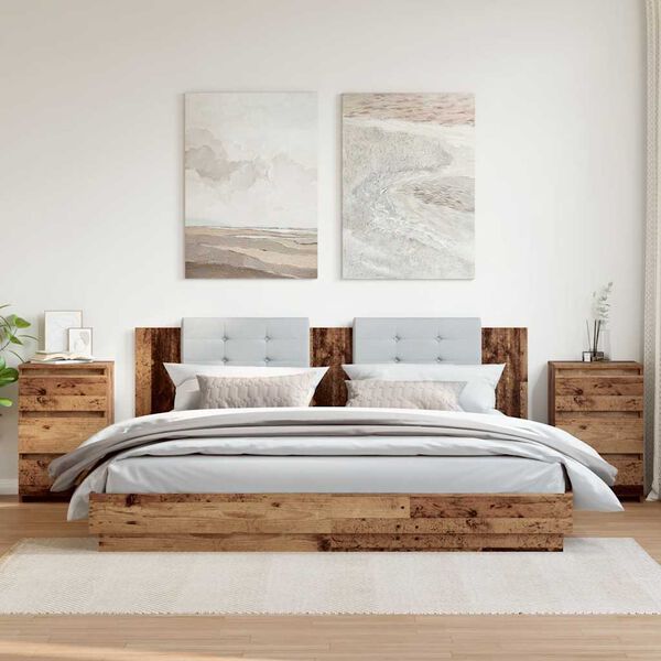 vidaXL Noćni ormarići 2 kom staro drvo 40x35x62,5 cm konstruirano drvo