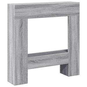 vidaXL Okvir za kamin boja hrasta 81x18x82 cm od konstruiranog drva