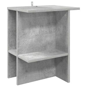 vidaXL Kava Stol Betonska siva 40 x 30 x 49 cm Konstruirano drvo