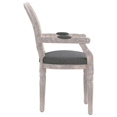 vidaXL Blagovaonska stolica tamnosiva 54 x 56 x 96,5 cm od tkanine